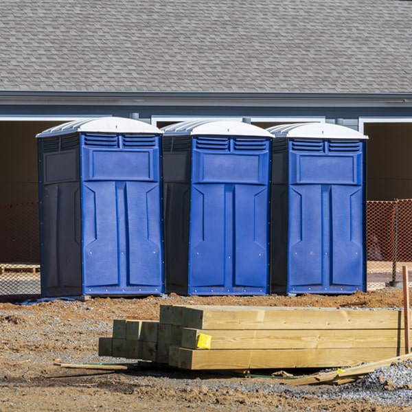 how can i report damages or issues with the portable toilets during my rental period in Dexter Kansas